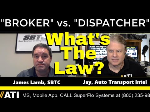 Tell The Dispatchers. Need A Broker&rsquo;s License? Broker vs. Dispatcher.