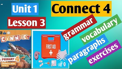 Connect 4 Unit 1 (I feel good ) lesson 3  كونكت الصف الرابع الابتدائي الدرس الثالث الوحده الاولي