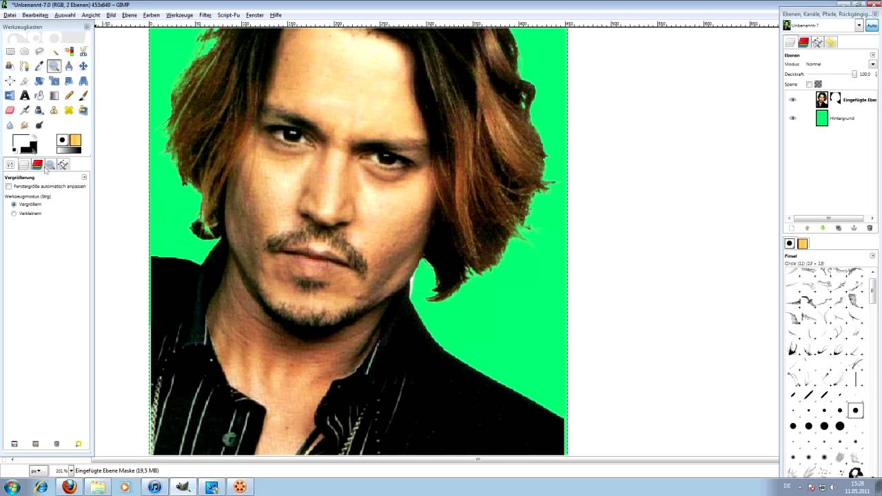 Gimp Tutorial Bild Von Hintergrund Trennen Leicht Youtube