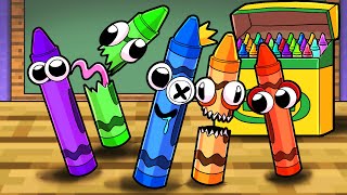 RAINBOW CRAYON FRIENDS!!