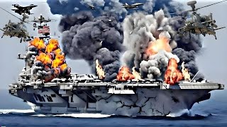 Today, Houthi Drones attacked the largest US aircraft carrier in the Red Sea! by USMC RLLR 1,553 views 11 days ago 19 minutes