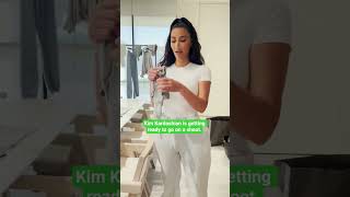 Kim Kardashian Is Getting Ready To Go On A Shoot.