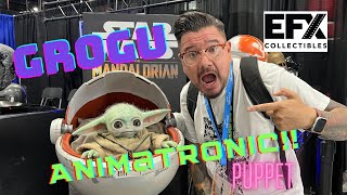 Life-size Grogu Animatronic Puppet at SDCC!!