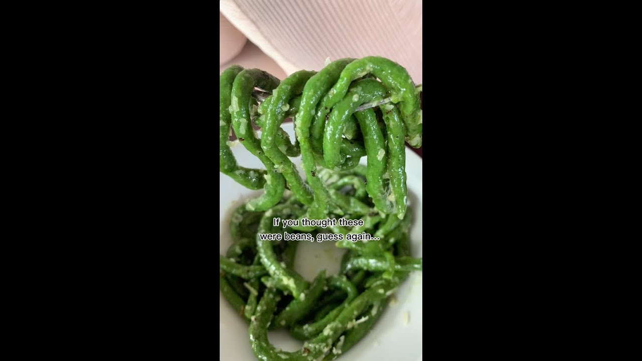Viral Tik Tok Hand Rolled 2 Ingredient Spinach Pici Pasta YouTube