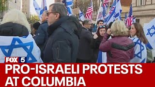 Pro-Israeli protests at Columbia University by FOX 5 New York 31,758 views 2 days ago 2 minutes, 23 seconds