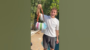 Perfect Beach Towel Purse Trick! 🏝️😱
