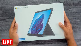 Unboxing the Microsoft Surface Pro 8! (LIVE)