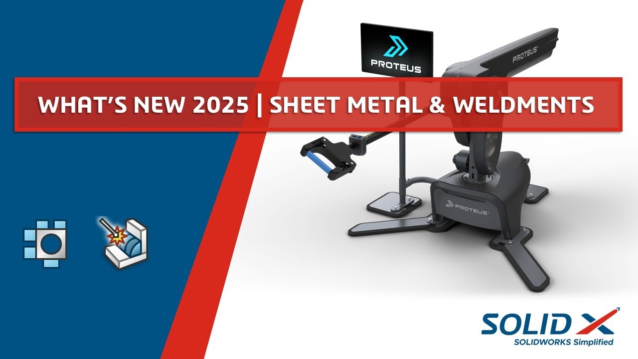 Whats New SOLIDWORKS 2025 - Sheet Metal and Weldments - YouTube
