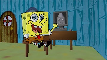 SpongeBob Makes a Blender Animation and then goes terribly wrong