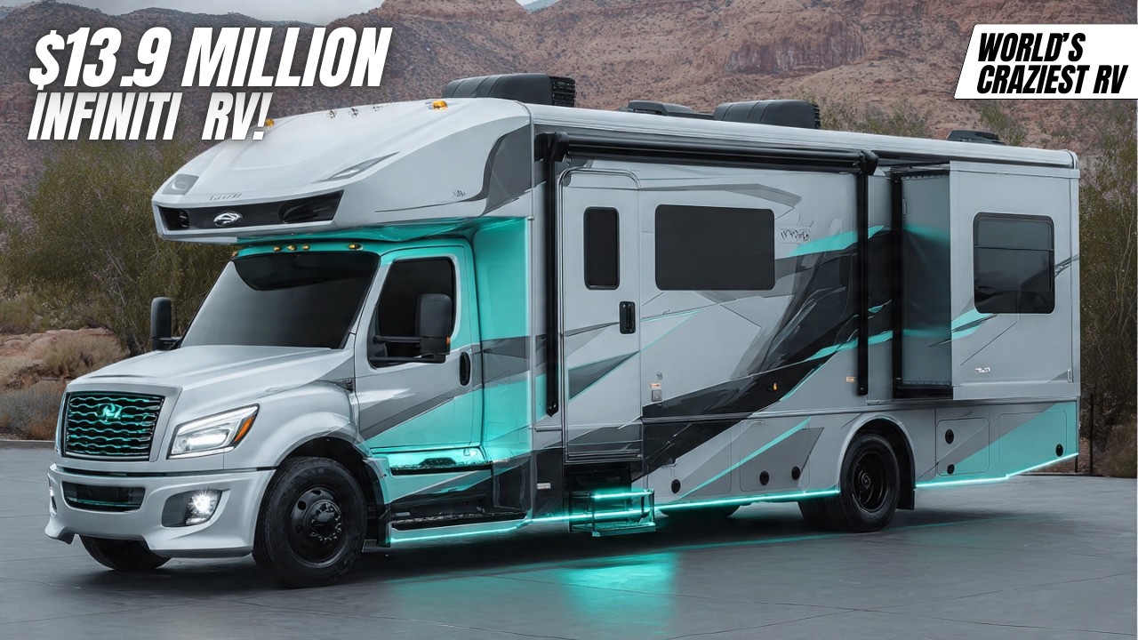 2026 Infiniti Aurora Crest RV | $13.9M Two-Floor Luxury Hybrid Motorhome Cars Recapx