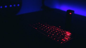 Laser Projection Keyboard | Extremely portable...if you type at a normal speed
