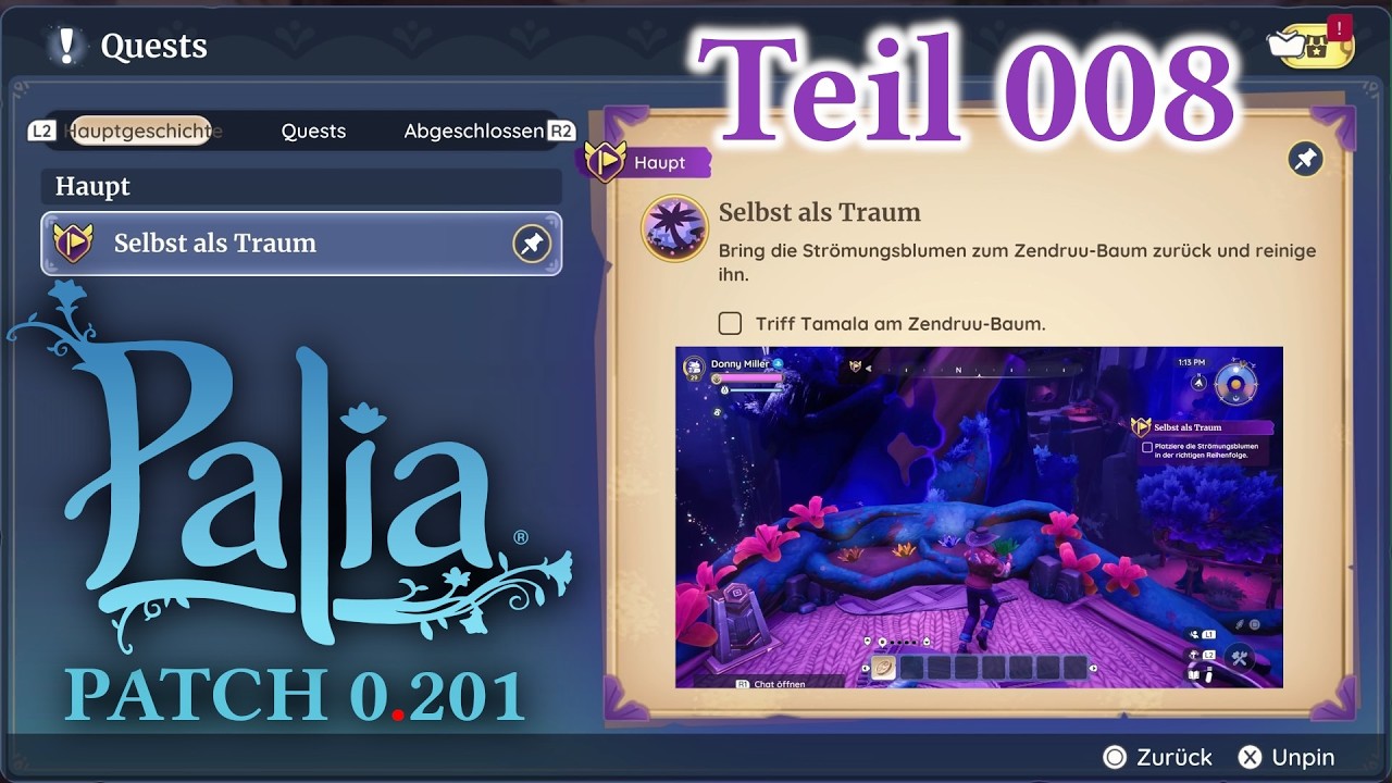 Palia | Patch 0.201 | Teil 008 - Selbst als Traum | Triff Tamala am  Zenruu-Baum
