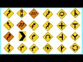 Top 40 Most Frequently Tested U S Road Signs for DMV Test Traffic Signs Quiz RSFDT00243