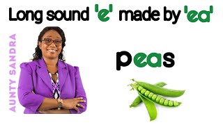 Vowel Digraph | Long sound 'e' made by 'ea' | Phonics
