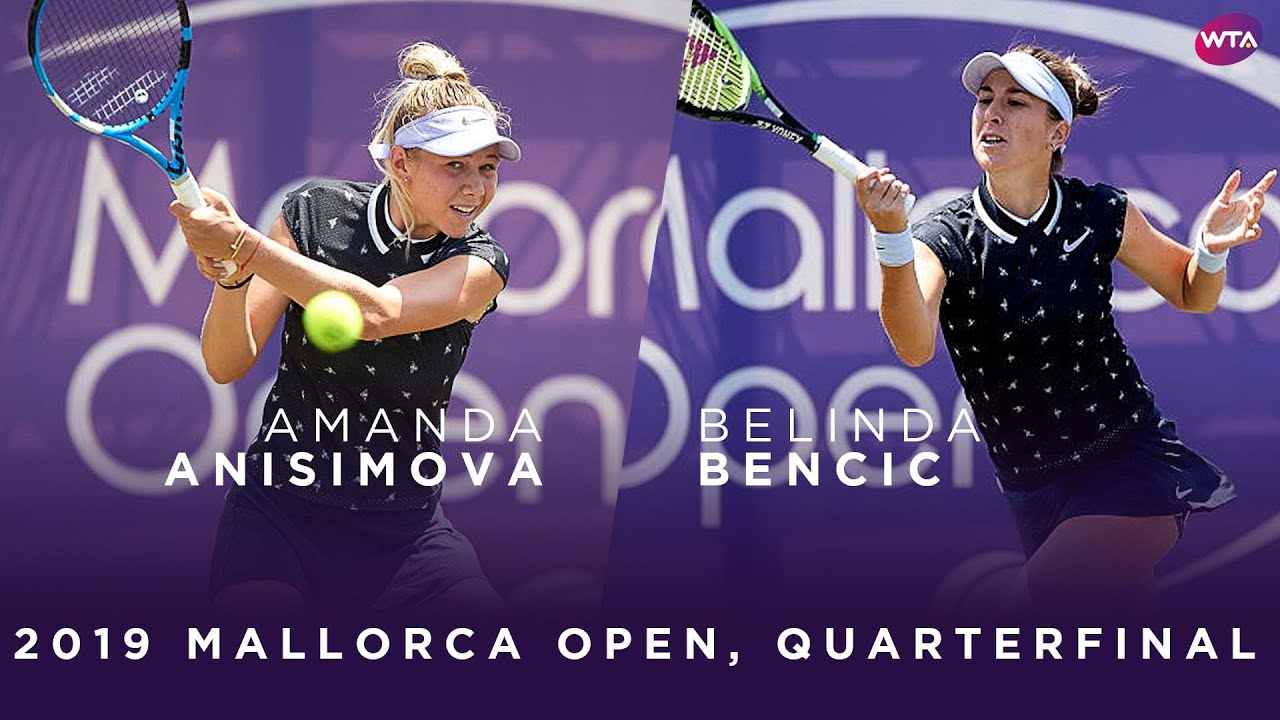 Amanda Anisimova vs. Belinda Bencic | 2019 Mallorca Open Quarterfinal | WTA Highlights