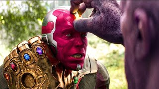Thanos Uses Time Stone & Kills Vision Scene BLURAY HD Avengers Infinity War