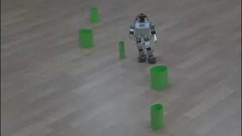 Evolutionary online navigation for humanoid robots - hardware experiment