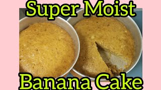 Super Moist steam banana cake
