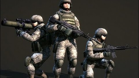 Low Poly Soldiers - Unity Character Download