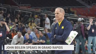 Former U of M men's basketball coach speaks in Grand Rapids