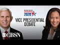 Watch full 2020 VP debate: Mike Pence, Kamala Harris face off in Utah