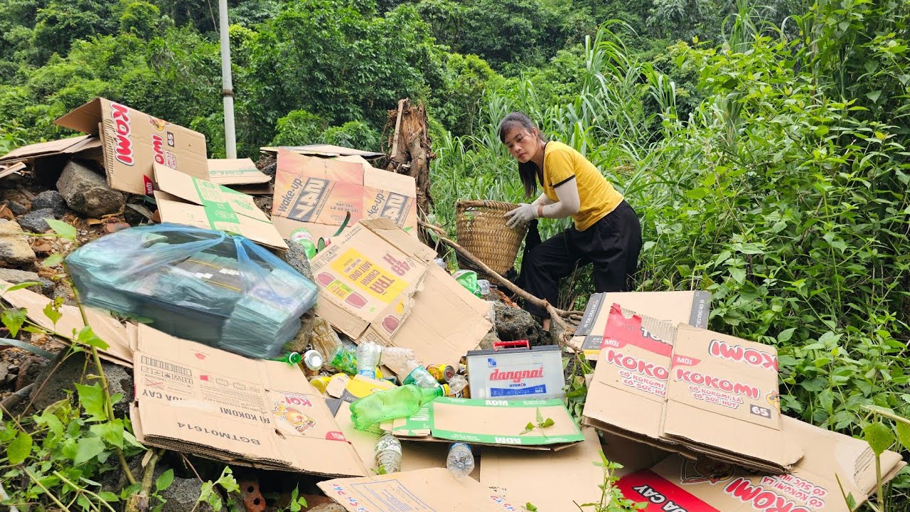 Single Mom - Picking Up Scrap Brings Great Luck