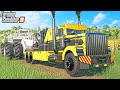 EXTREME TOWING BIG BUD (100,000 POUNDS) | WHEELING TOW TRUCK | FARMING SIMULATOR 2019