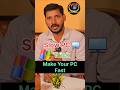 Make your pc faster like new | Apne slow pc ko fast karne ka best tricks | Pc fast tips | Tech hacks