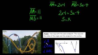 Geometry Les 1.4 Measuring Segments and Angles