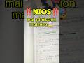 *NIOS*mai admission mat lena kabhi bhi !!️🤯#shortsfeed #shorts #nios #breakingnews