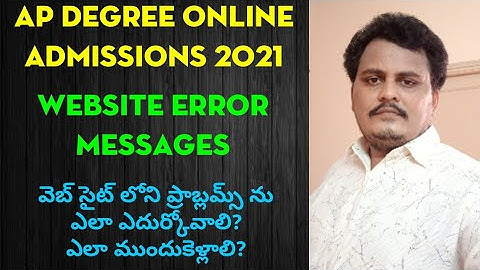 AP Degree Online Admissions 2021, #Degree College Admissions @rajagopalreddykarveti