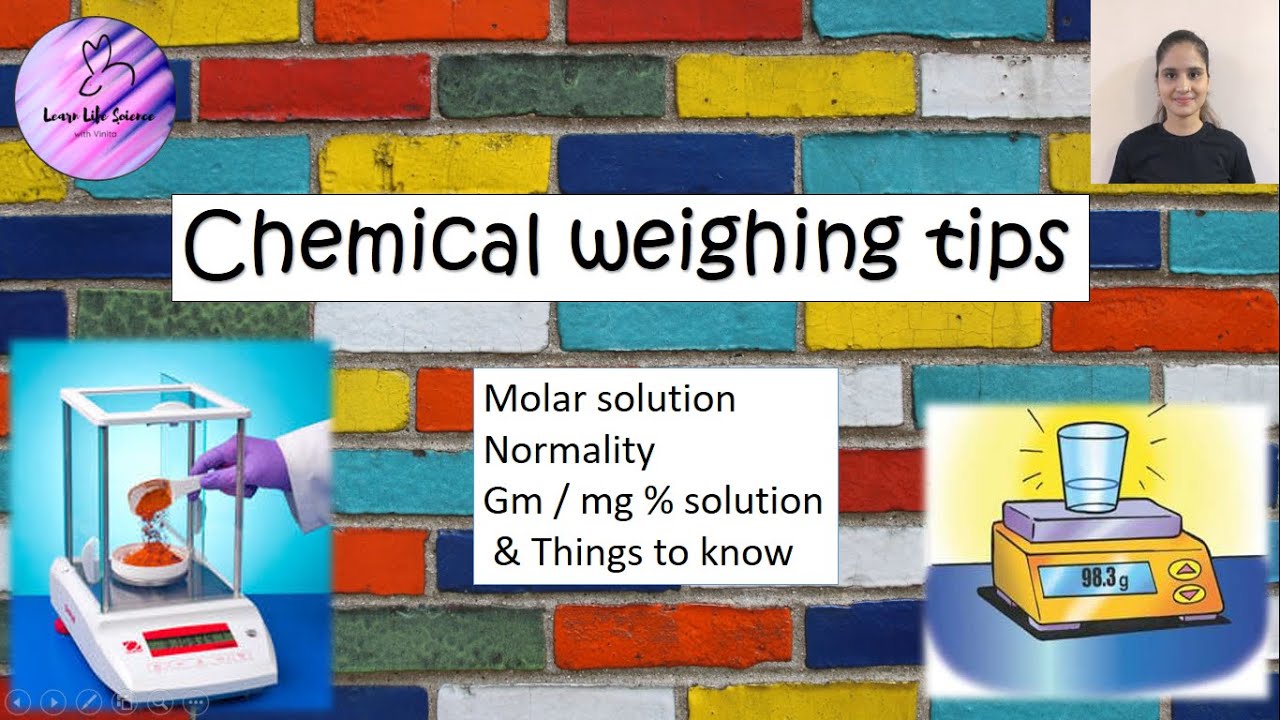 Chemical weighing tips