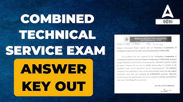 OSSC Answer Key 2023 | Combined Technical Service Answer Key 2023 Out