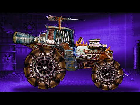 ТРАКТОР и БАГИ в Zombie Hill Racing #9 Новая локация Зомби на Машинки Кида