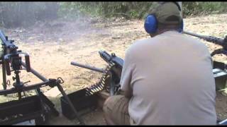 Dave shooting the shorty M2HB