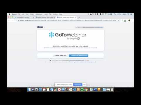 GoToWebinar - Connecting GoToWebinar to your Stripe Account