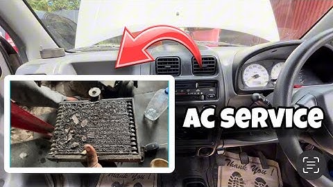 Maruti WagonR old full ac service |WagonR Old ka Ac filter Service kaise kare|WagonR Ka cooling coil