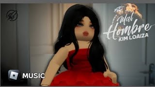 MAL HOMBRE - Kim Loaiza (Roblox Video Music) LETRA