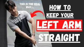 HOW TO KEEP YOUR LEFT ARM STRAIGHT (WHAT REALLY NEEDS TO HAPPEN)