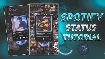 Spotify card status video editing alight motion | spotify lyrics editing Alight Motion