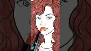 ASMR coloring 😍#asmr #art #satisfying