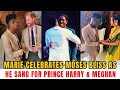 Marie wiseborn celebrates her husband moses bliss for singing for prince harry and meghan markle