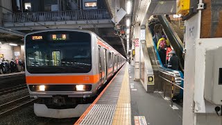 E231系ケヨMu41編成回送列車として大宮駅11番線を発車する動画