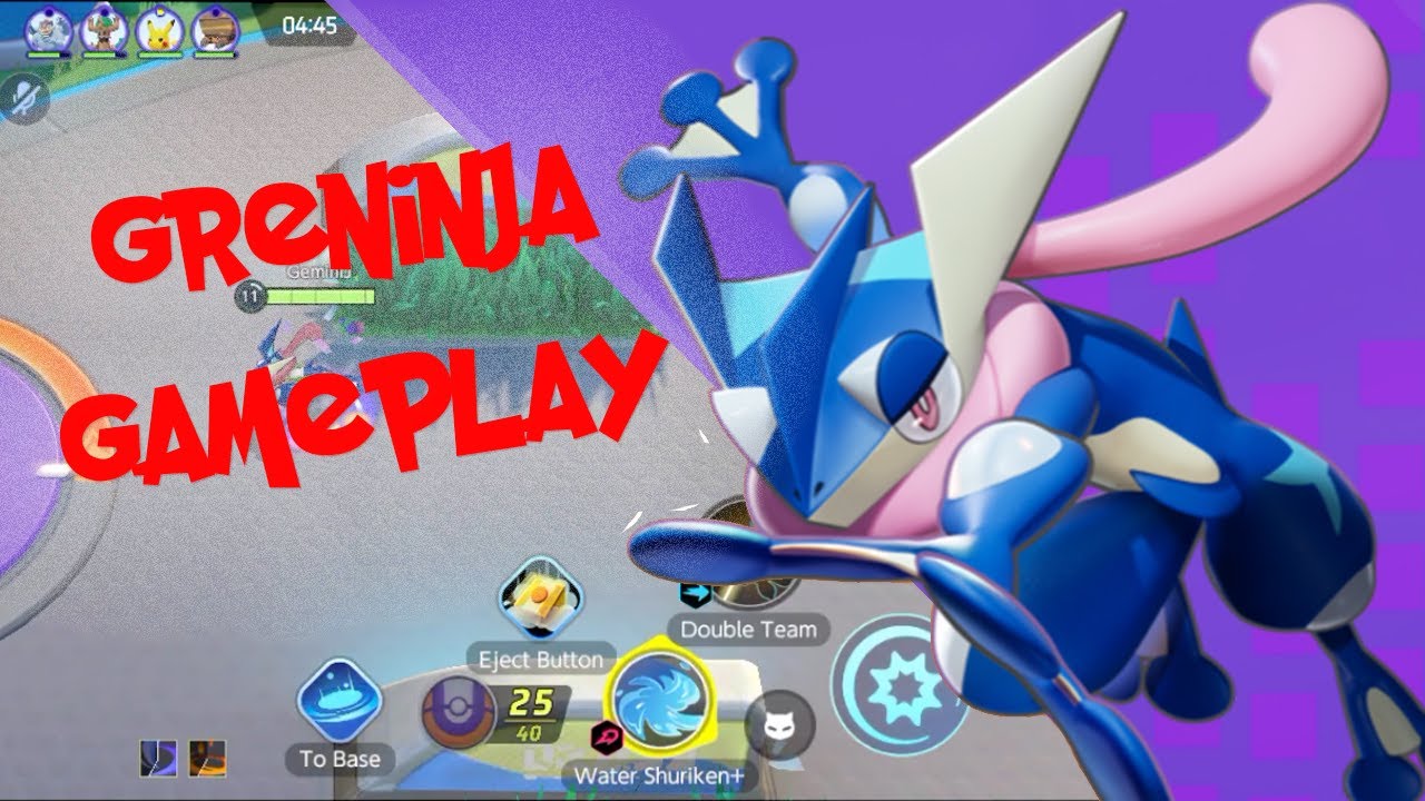 Pokémon Unite - Greninja Gameplay & Build - YouTube