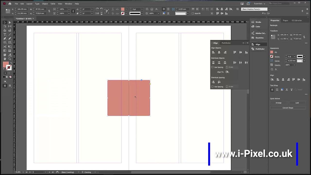 How to Align and Distribute Elements in Adobe InDesign - YouTube