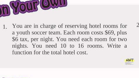 Discrete & Continuous Domains Math/Algebra Lesson
