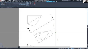 Drawing the Edge View of a Plane in AutoCAD