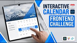 Digital Calendar App using React + Tailwind + Framer Motion | Full UI Demo