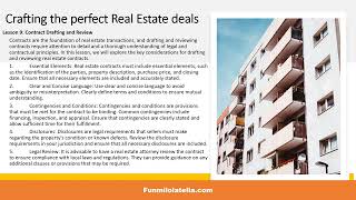 Negotating And Closinf Real Estate Deals 9