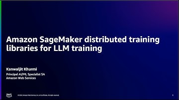 Pre-training foundation models on Amazon SageMaker | Step 3: Distributed training